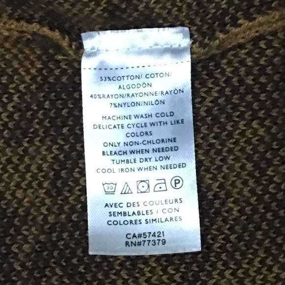 ANN TAYLOR Factory Houndstooth Gold Brown Sweater - Women’s XL - Picture 13 of 15